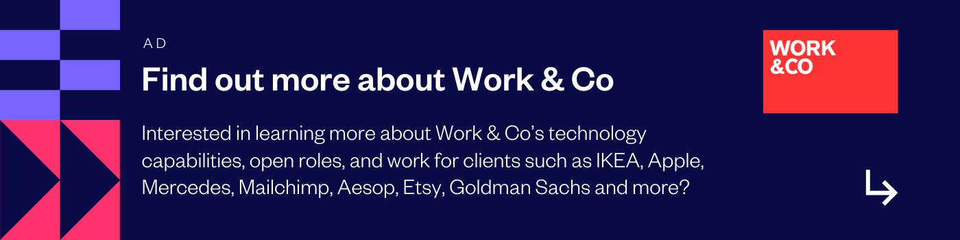 Work&Co advertisement